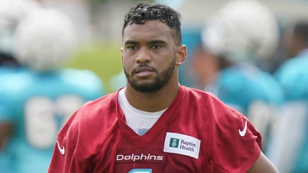 Tua Tagovailoa, Miami Dolphins practice jersey